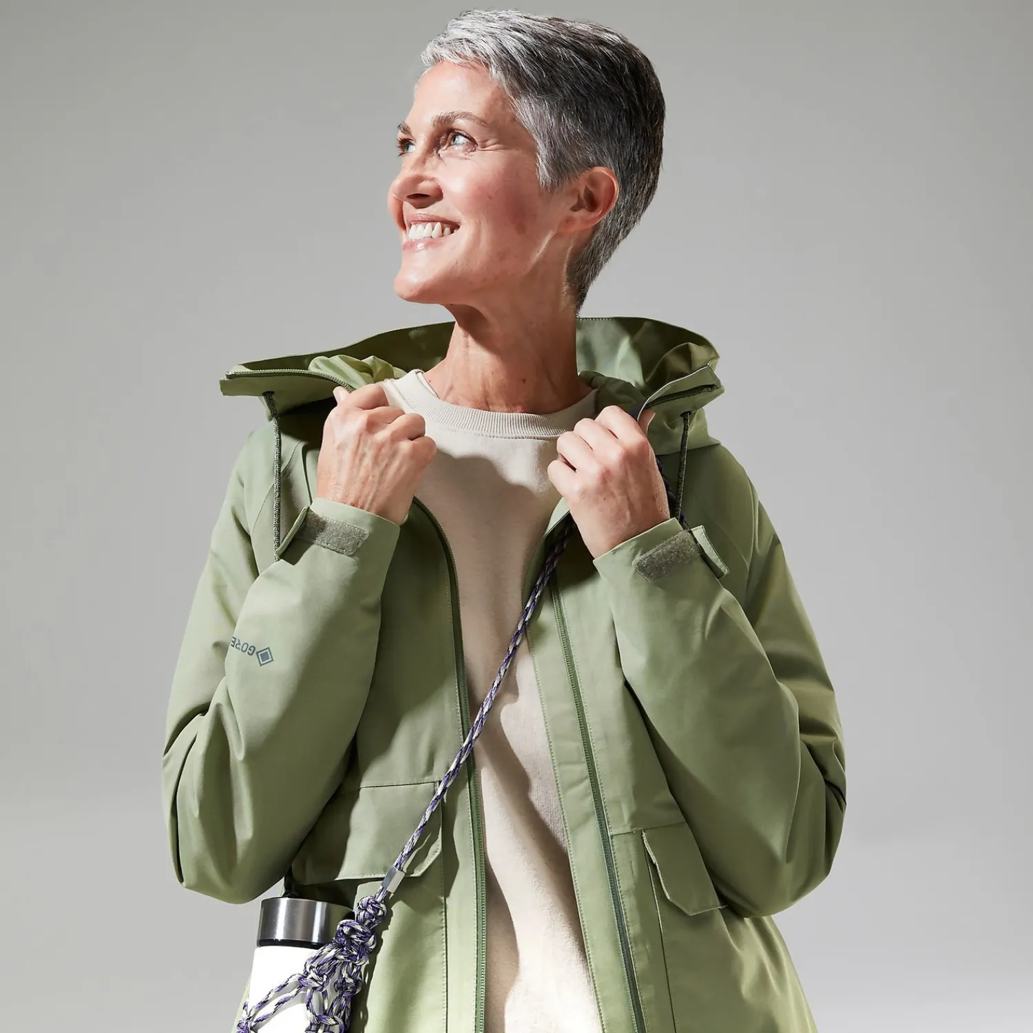 Berghaus Women's Highraise Waterproof Jacket - Green Clearance