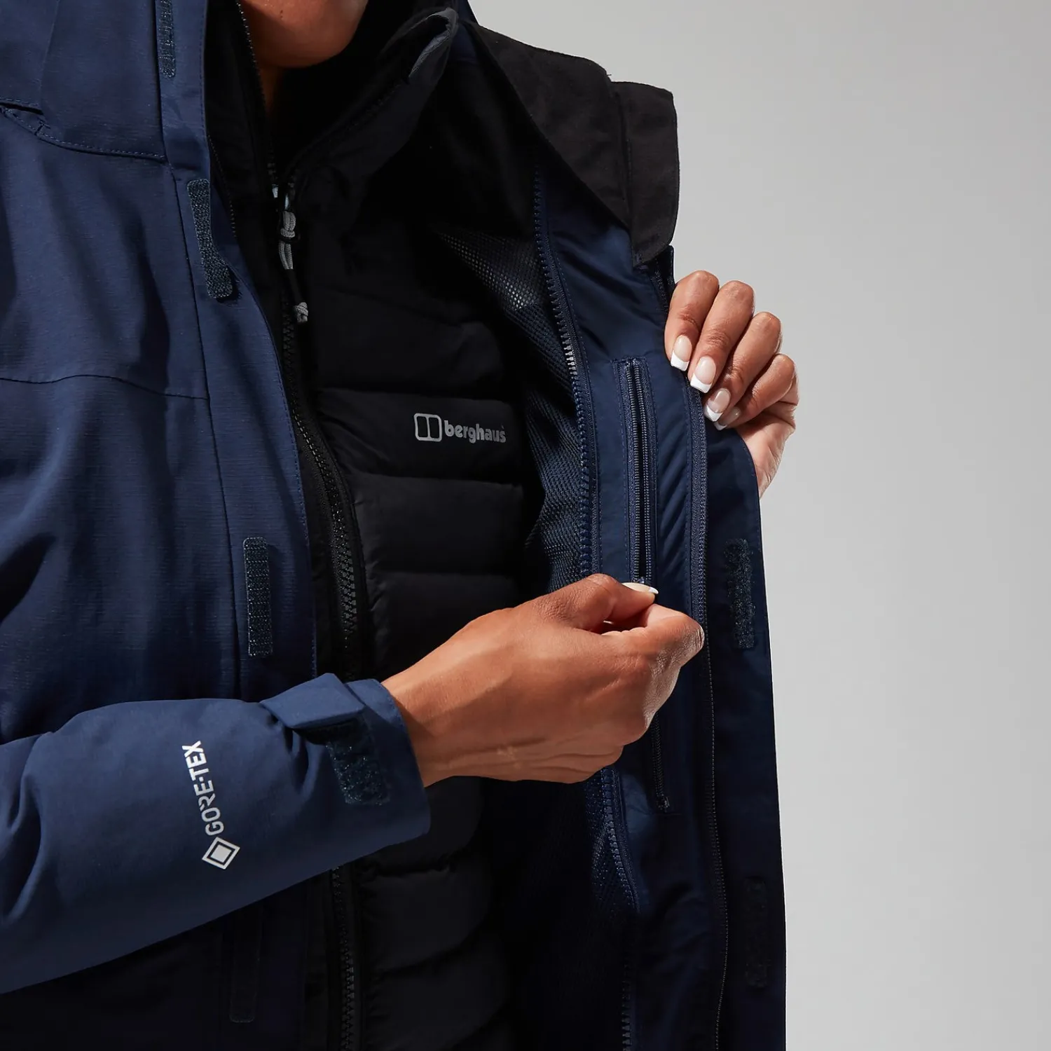 Berghaus Women's Hillwalker Interactive Jacket - Dark Blue Best