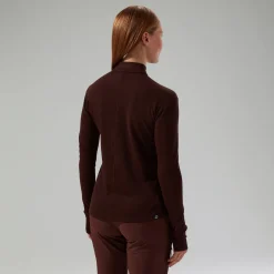 Berghaus Women's Ivyhill Half Zip Top - Brown Online