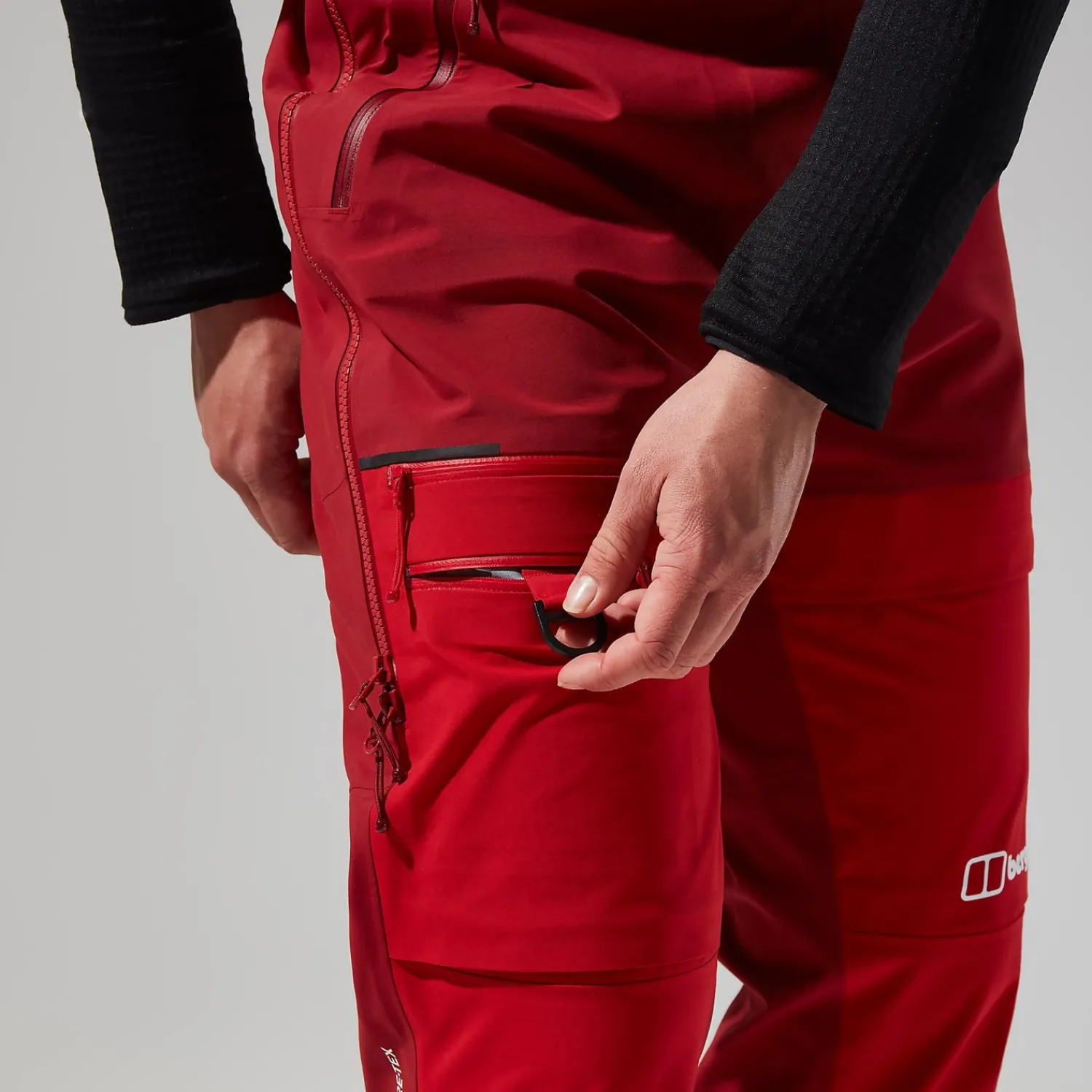 Berghaus Women's MTN Arete Descend GTX Bib Pants - Red Online