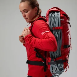 Berghaus Women's MTN Arete LB Half Zip - Red Online