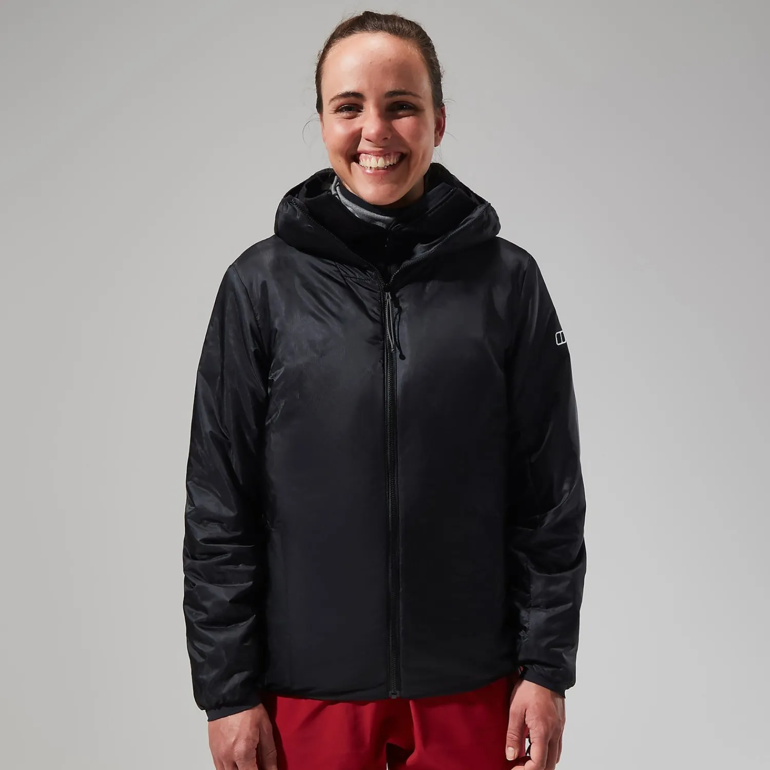 Berghaus Women's MTN Arete LB Synthetic Hoody - Black/Grey Sale