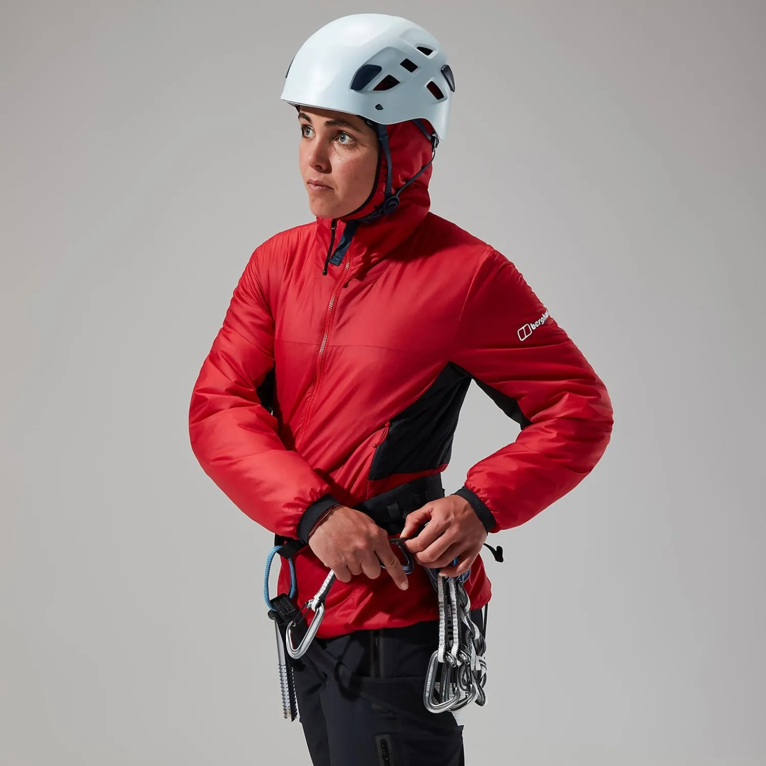 Berghaus Women's MTN Arete LB Synthetic Hoody - Red/Black Online