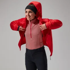 Berghaus Women's MTN Arete LB Synthetic Hoody - Red/Black Online