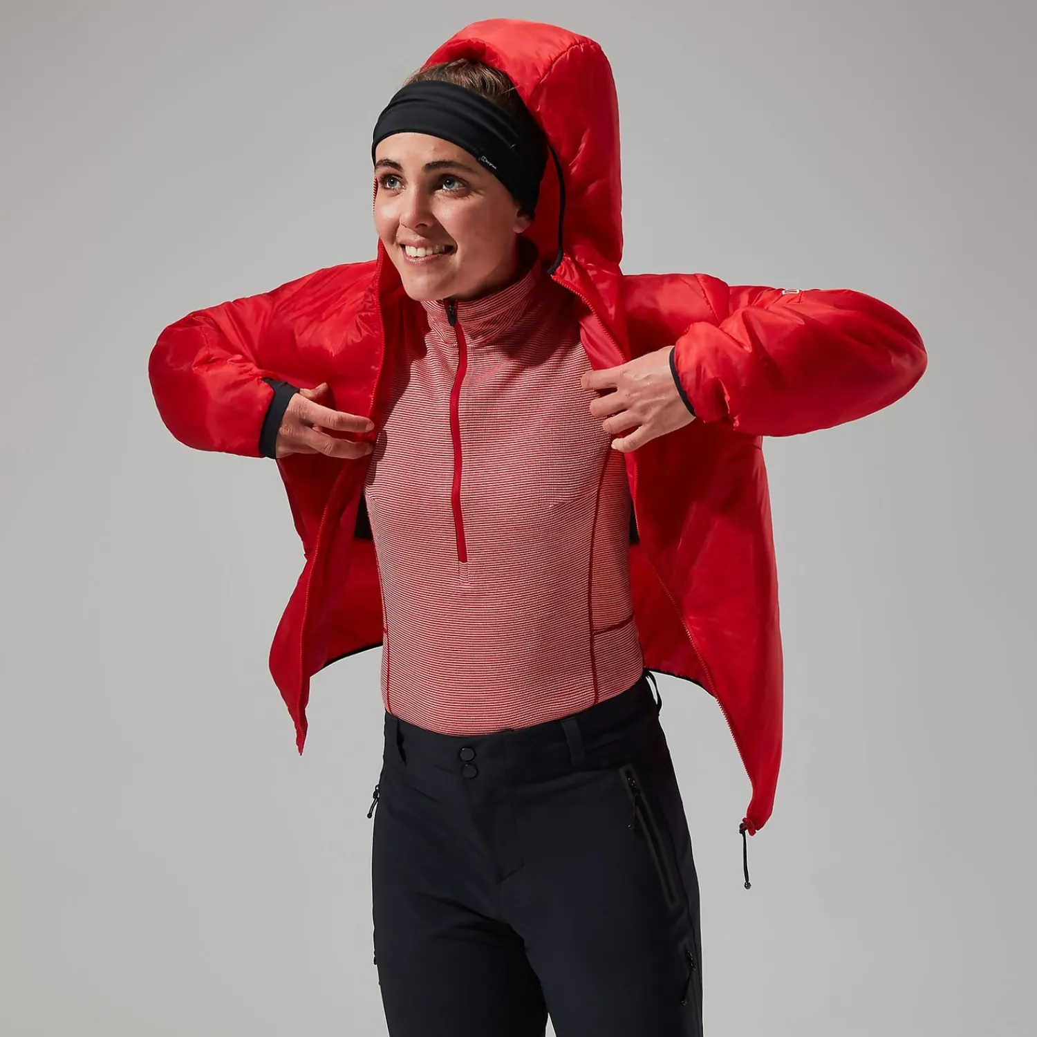 Berghaus Women's MTN Arete LB Synthetic Hoody - Red/Black Online
