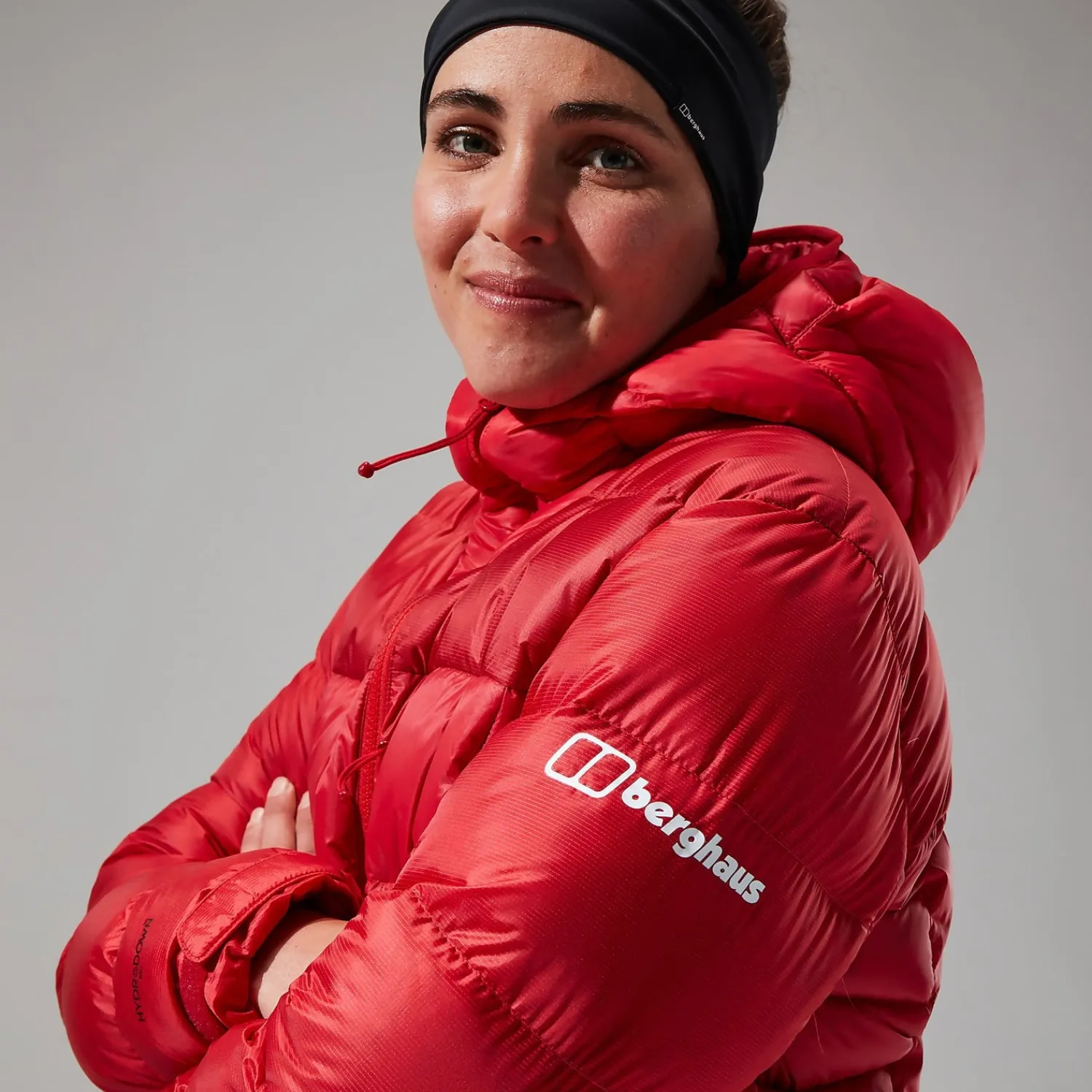 Berghaus Women's MTN Arete Ultra Down Hoody - Red Hot