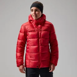 Berghaus Women's MTN Arete Ultra Down Hoody - Red Hot