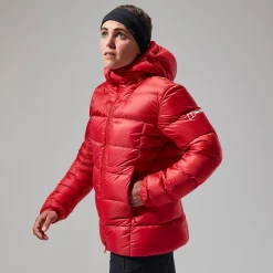 Berghaus Women's MTN Arete Ultra Down Hoody - Red Hot