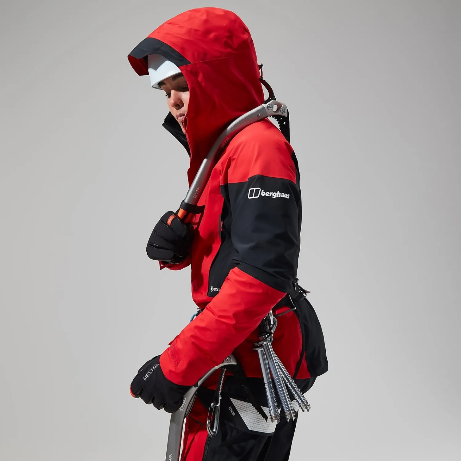 Berghaus Women's MTN Guide GTX Pro Jacket - Red/Black Hot