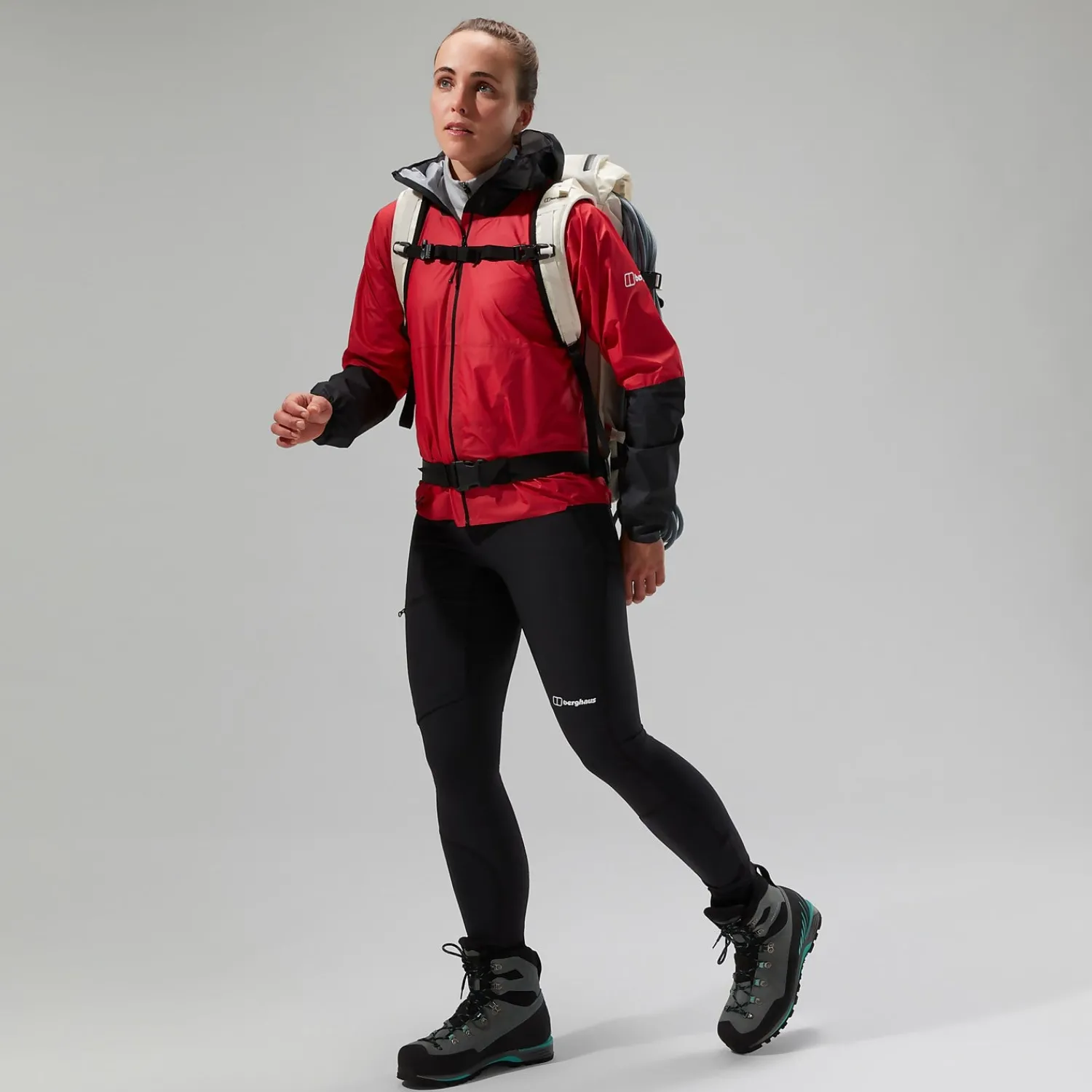 Berghaus Women's MTN Guide Hyper LT Jacket - Red/Black Discount