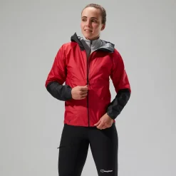 Berghaus Women's MTN Guide Hyper LT Jacket - Red/Black Discount