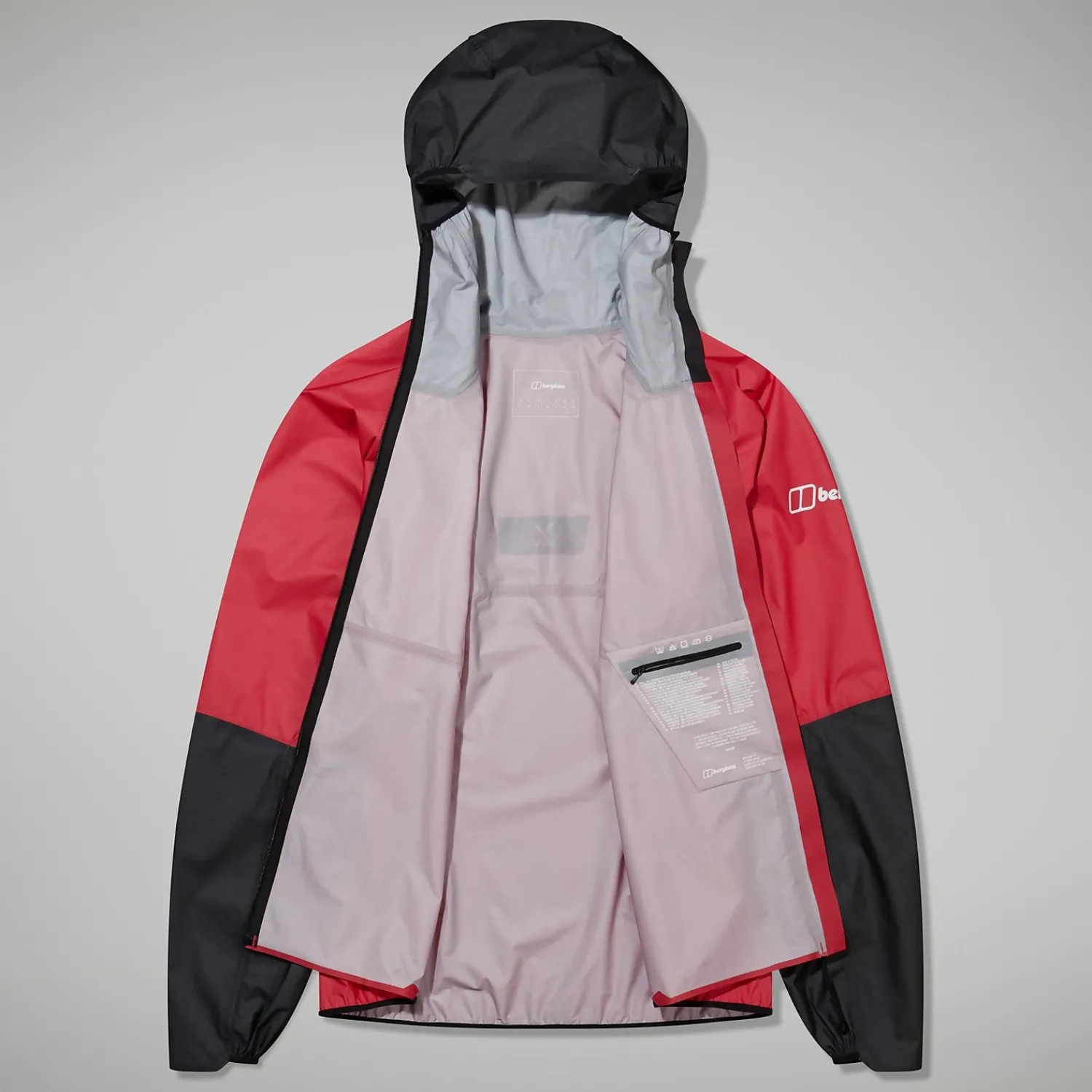 Berghaus Women's MTN Guide Hyper LT Jacket - Red/Black Discount
