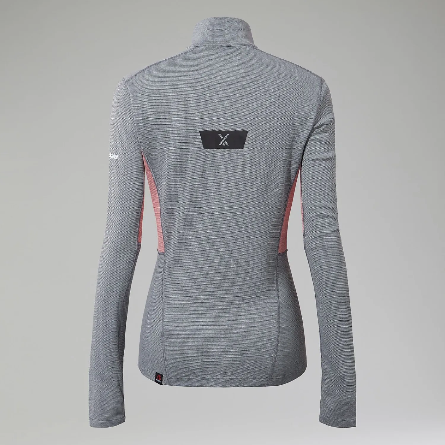 Berghaus Women's MTN Guide Long Sleeve Half Zip - Grey/Red Sale