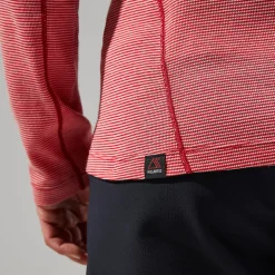 Berghaus Women's MTN Guide Long Sleeve Half Zip - Red Clearance