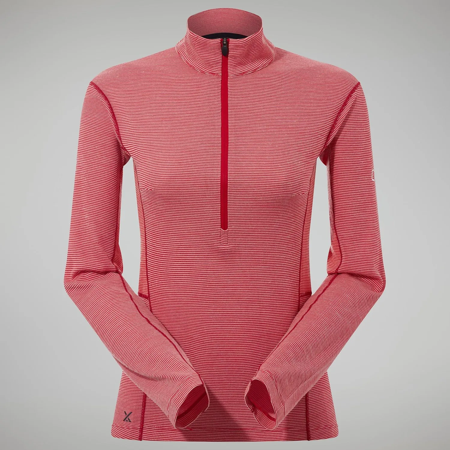 Berghaus Women's MTN Guide Long Sleeve Half Zip - Red Clearance