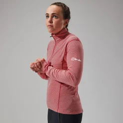 Berghaus Women's MTN Guide Long Sleeve Half Zip - Red Clearance