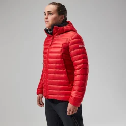 Berghaus Women's MTN Seeker MW Down Hoody - Red Clearance