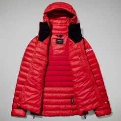 Berghaus Women's MTN Seeker MW Down Hoody - Red Clearance