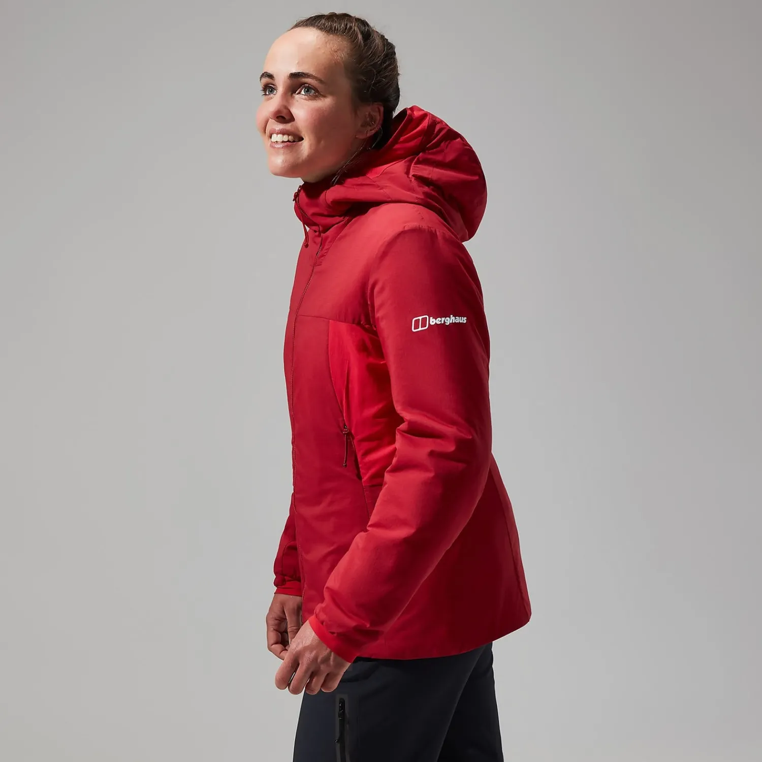 Berghaus Women's MTN Seeker MW Synthetic Hoody - Dark Red/Red Online