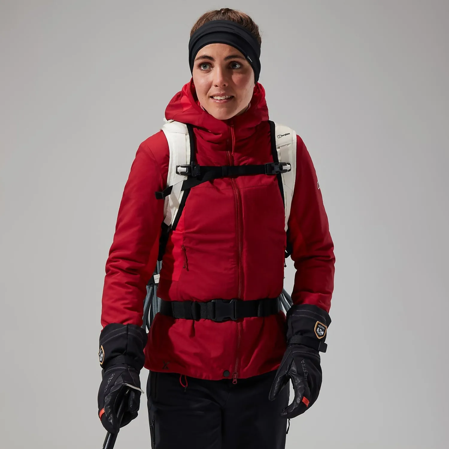 Berghaus Women's MTN Seeker MW Synthetic Hoody - Dark Red/Red Online