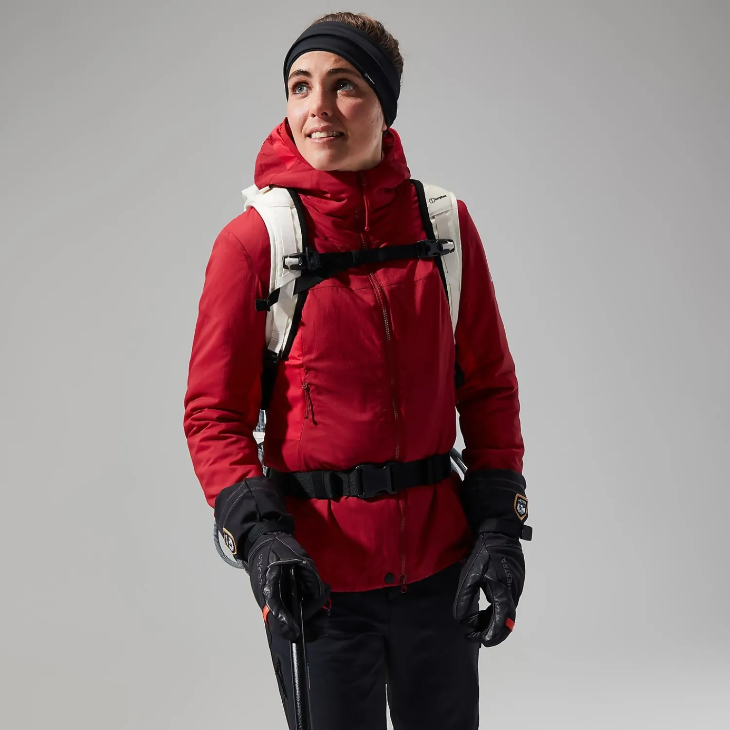 Berghaus Women's MTN Seeker MW Synthetic Hoody - Dark Red/Red Online