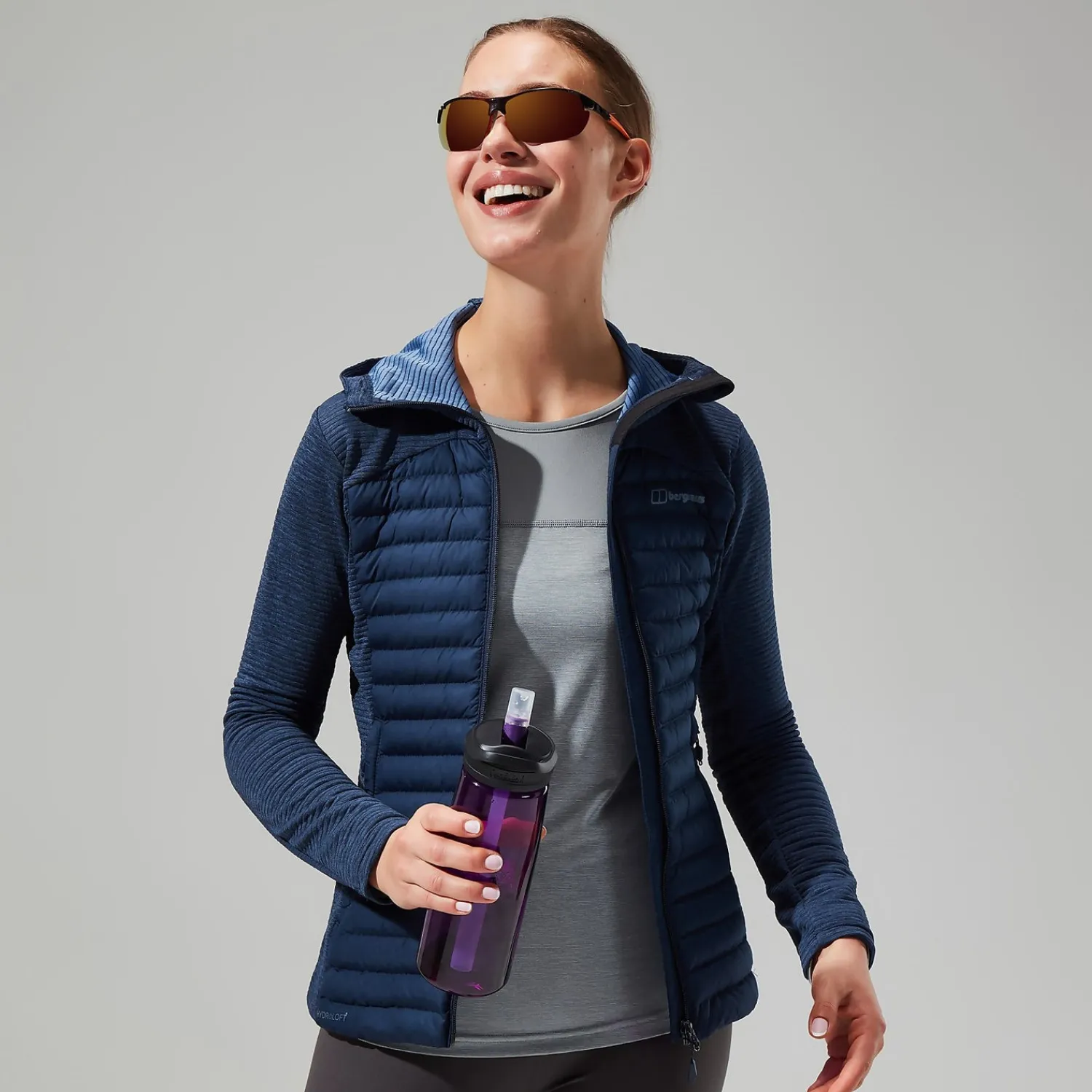 Berghaus Women's Nula Hybrid Jacket - Dark Blue Clearance