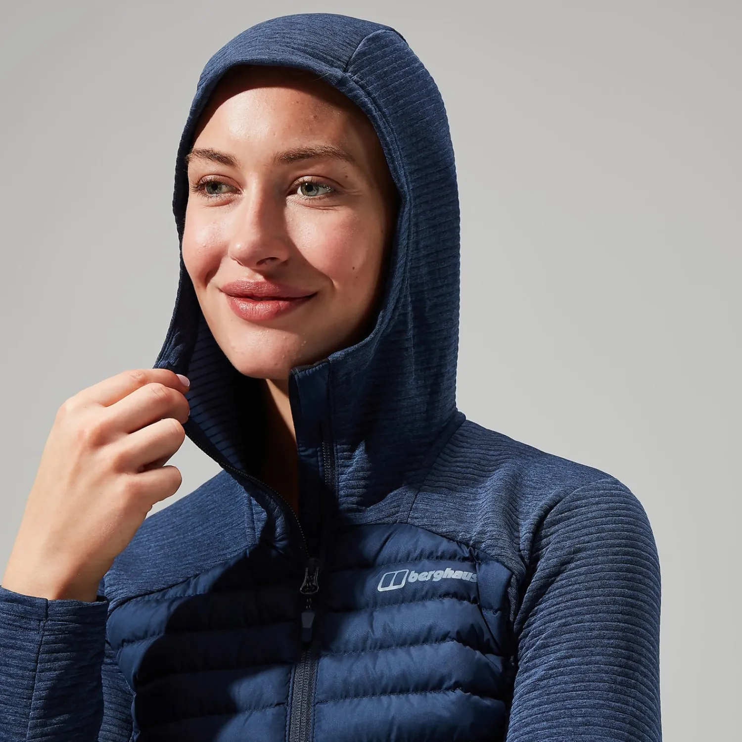 Berghaus Women's Nula Hybrid Jacket - Dark Blue Clearance