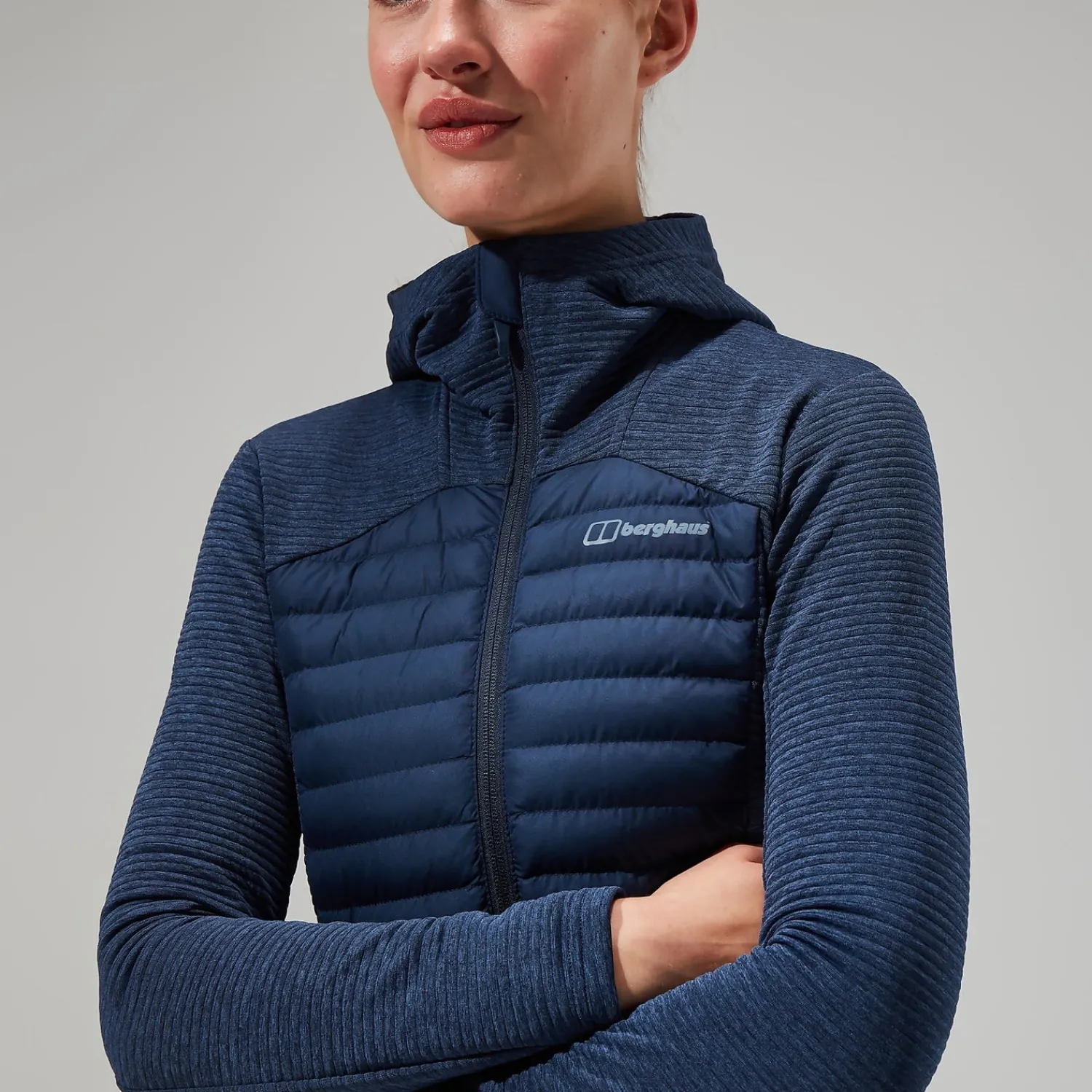 Berghaus Women's Nula Hybrid Jacket - Dark Blue Clearance
