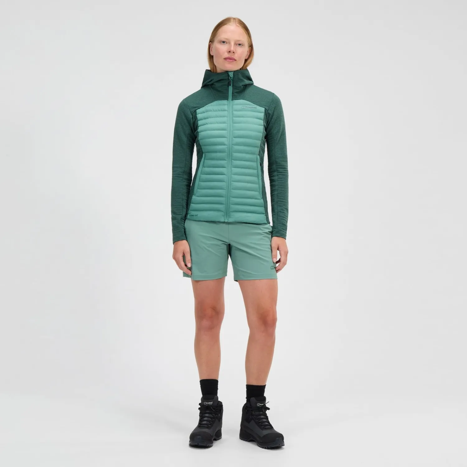 Berghaus Women's Nula Hybrid Synthetic Insulated Jacket - Green Fashion