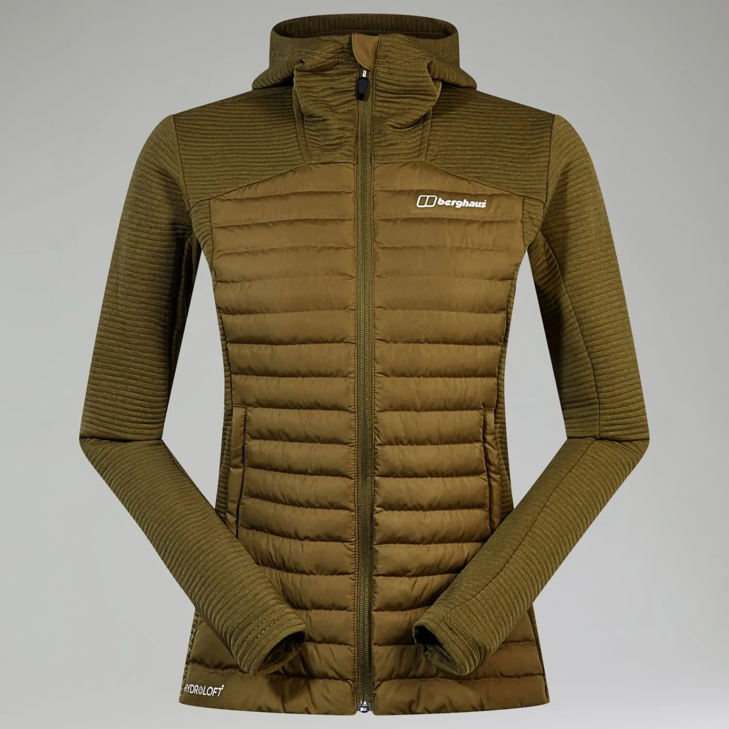 Berghaus Women's Nula Hybrid Synthetic Insulated Jacket - Green Outlet