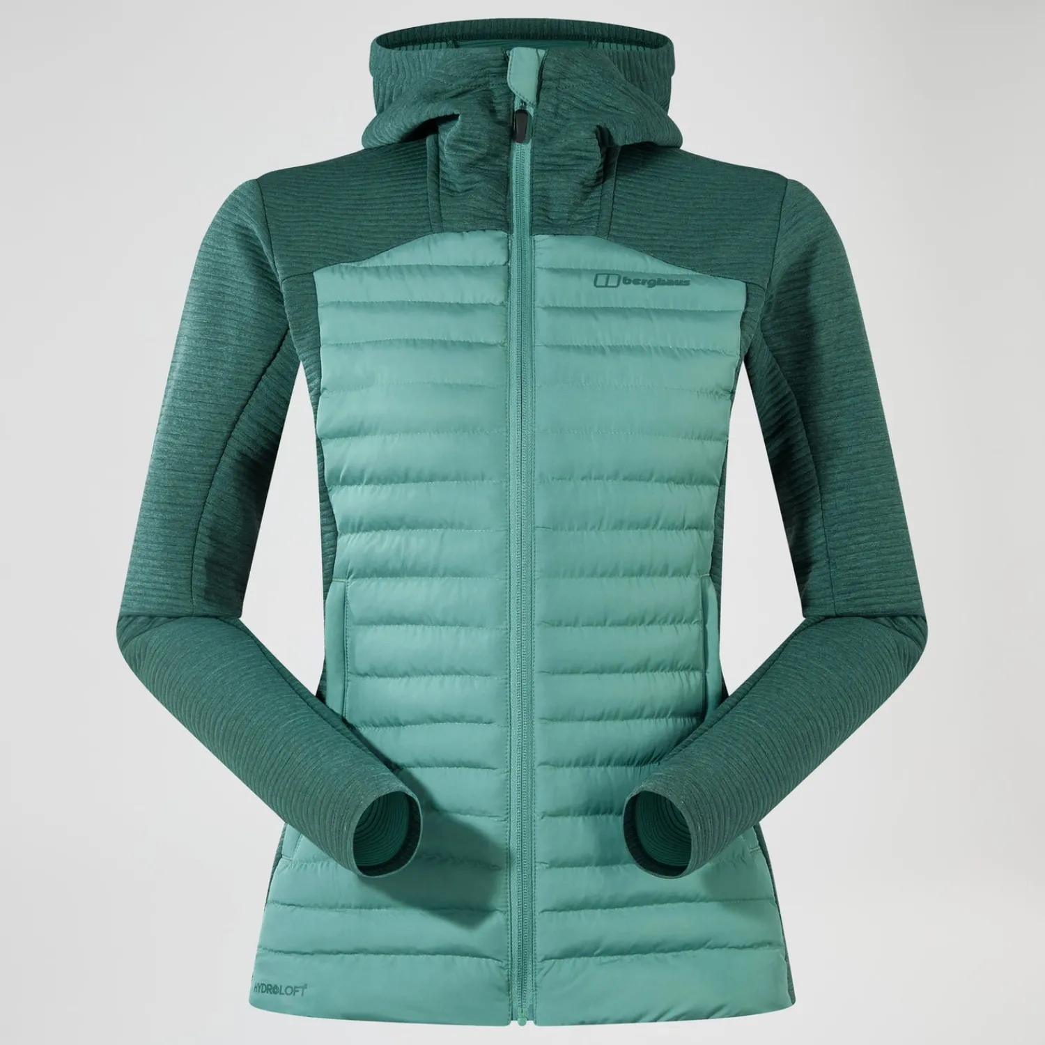 Berghaus Women's Nula Hybrid Synthetic Insulated Jacket - Green Fashion