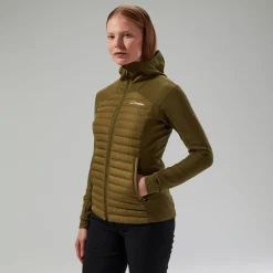 Berghaus Women's Nula Hybrid Synthetic Insulated Jacket - Green Outlet