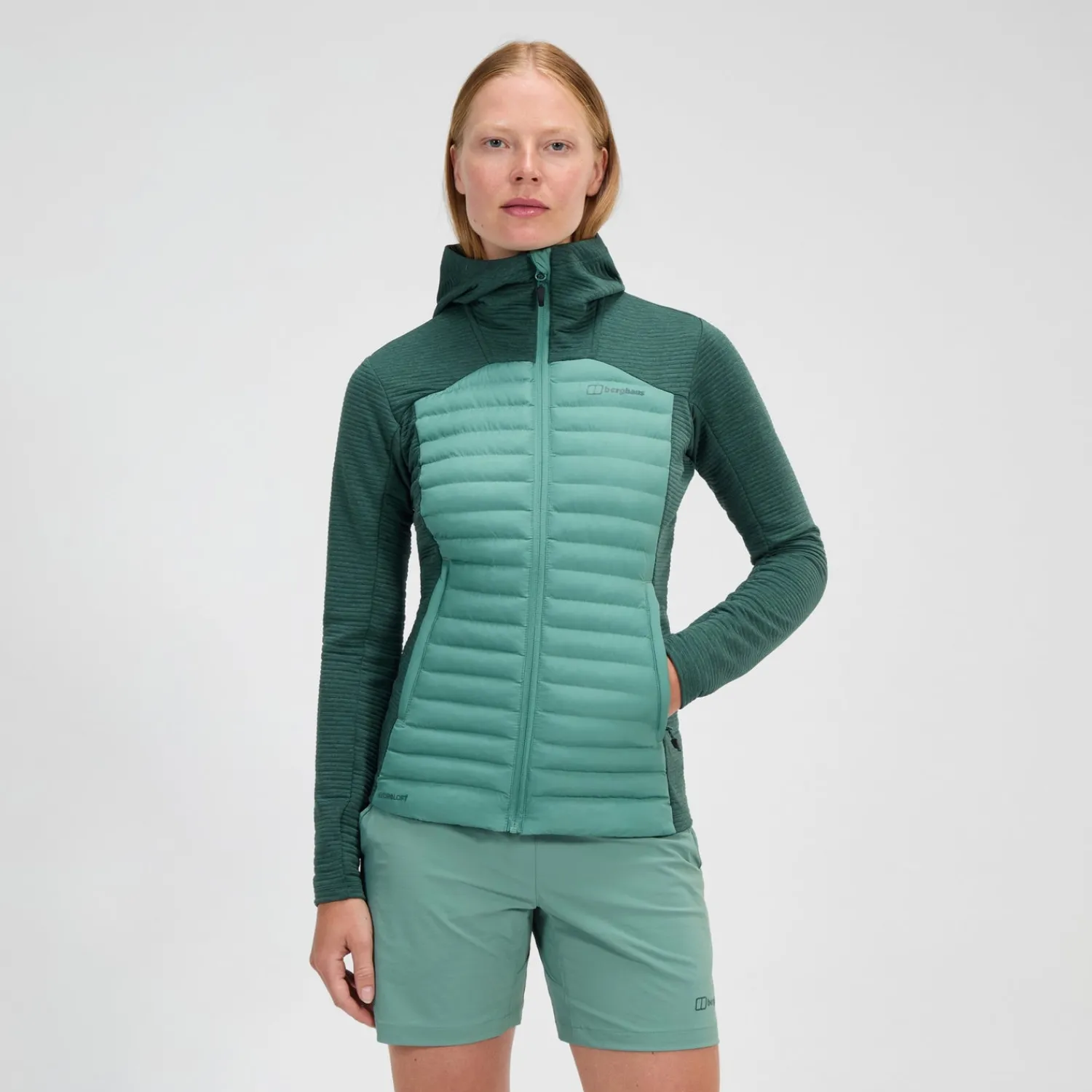 Berghaus Women's Nula Hybrid Synthetic Insulated Jacket - Green Fashion