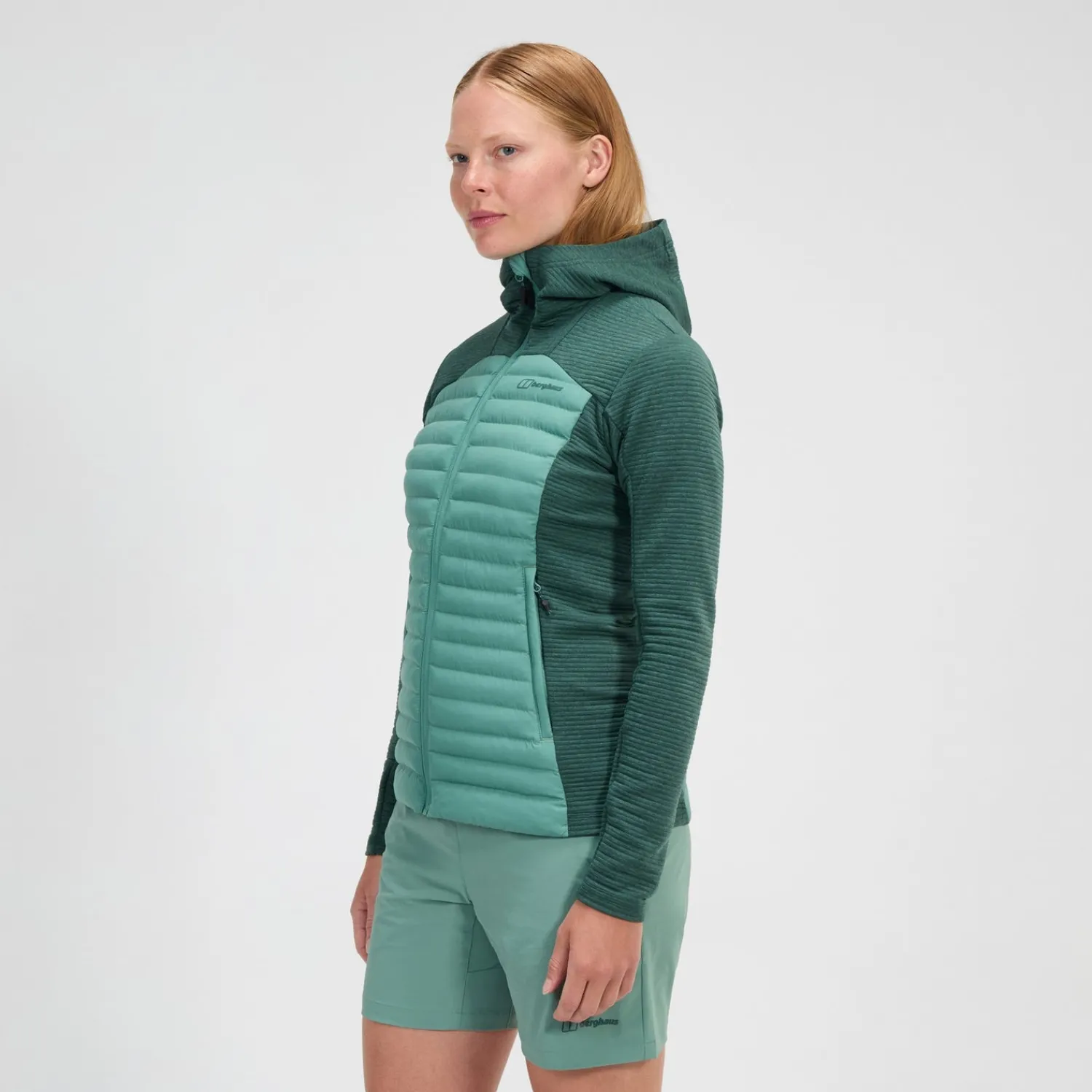 Berghaus Women's Nula Hybrid Synthetic Insulated Jacket - Green Fashion