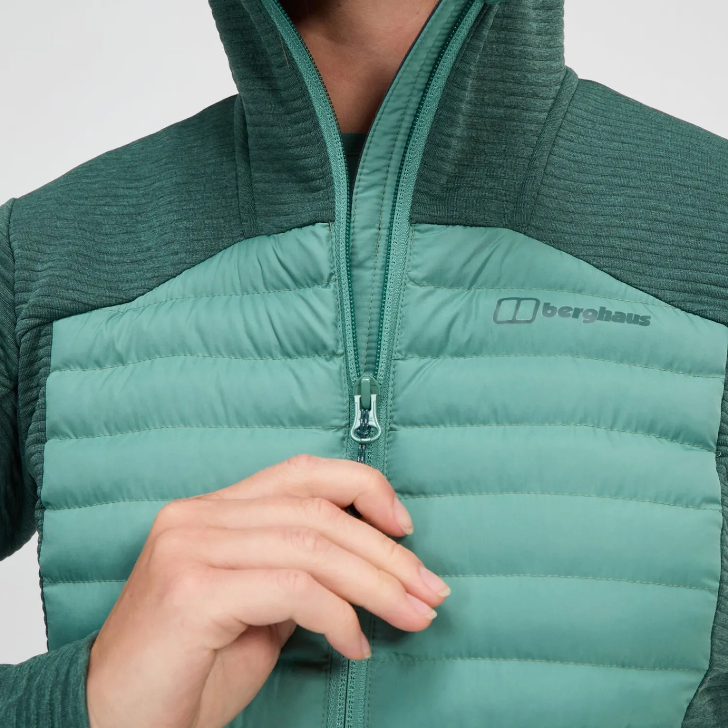 Berghaus Women's Nula Hybrid Synthetic Insulated Jacket - Green Fashion