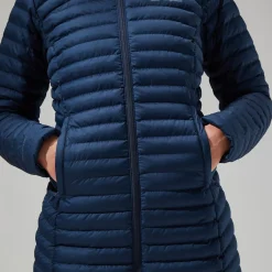 Berghaus Women's Nula Micro Jacket Long - Dark Blue Sale