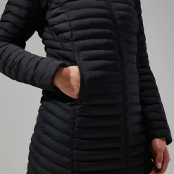 Berghaus Women's Nula Micro Jacket Long - Black Hot
