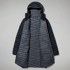 Berghaus Women's Nula Micro Jacket Long - Black Hot