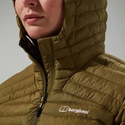 Berghaus Women's Nula Micro Synthetic Insulated Long Jacket - Green New