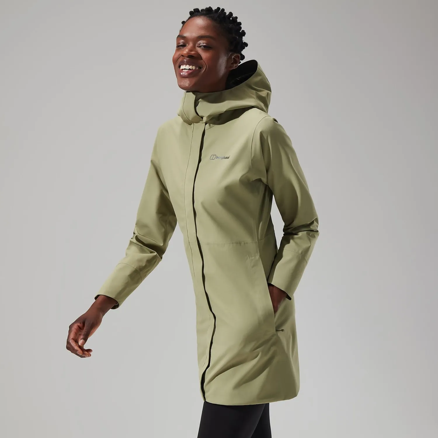 Berghaus Women's Omeara Long Jacket - Green Outlet