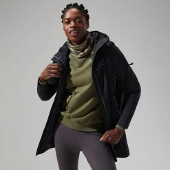 Berghaus Women's Omeara Long Jacket - Black Hot