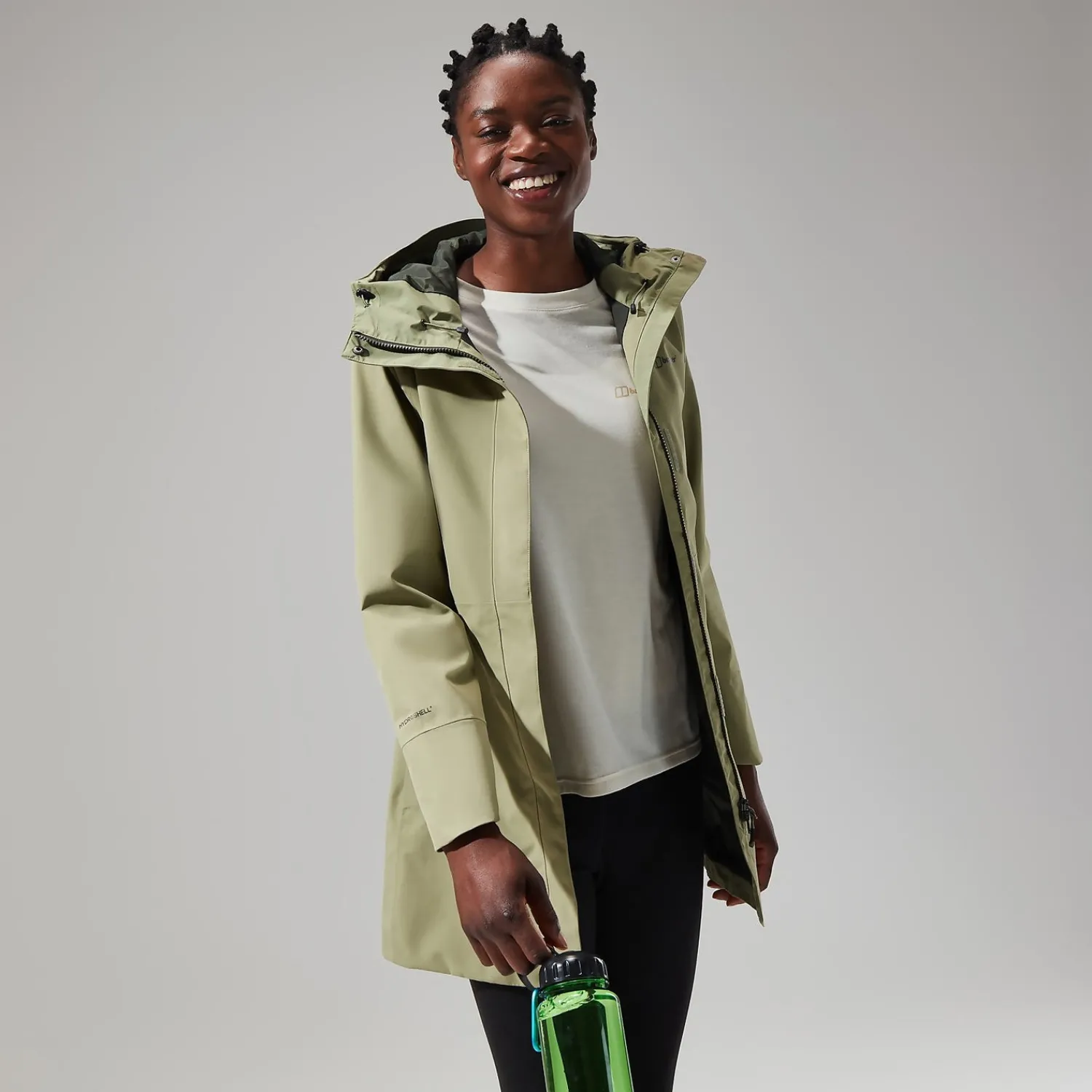 Berghaus Women's Omeara Long Jacket - Green Outlet