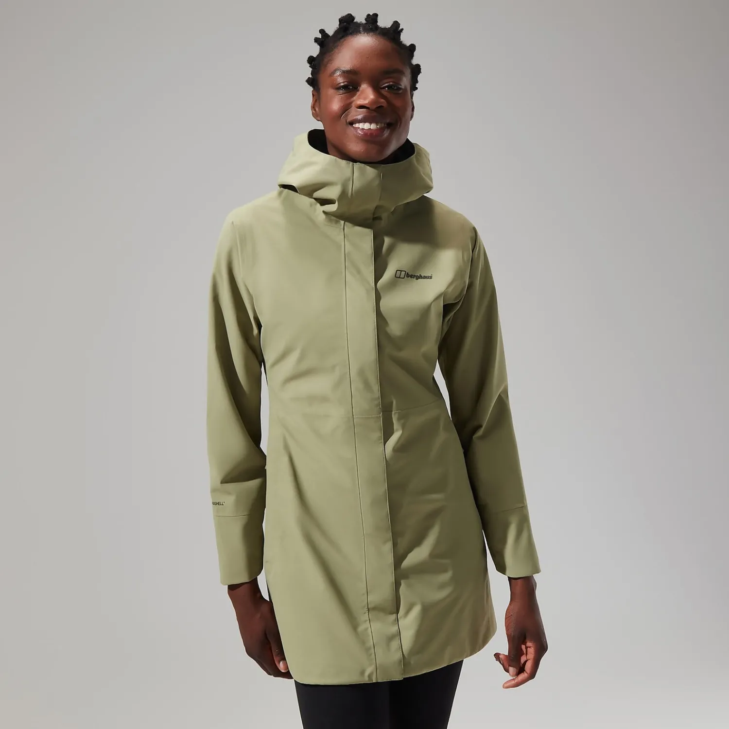 Berghaus Women's Omeara Long Jacket - Green Outlet