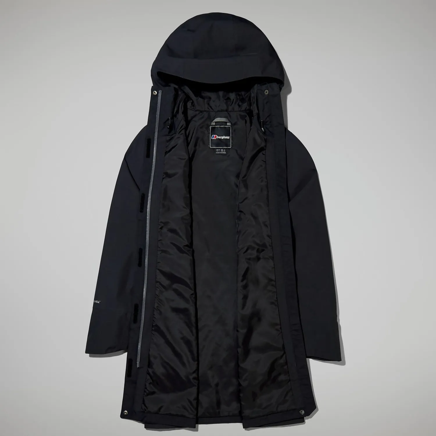 Berghaus Women's Omeara Long Jacket - Black Hot