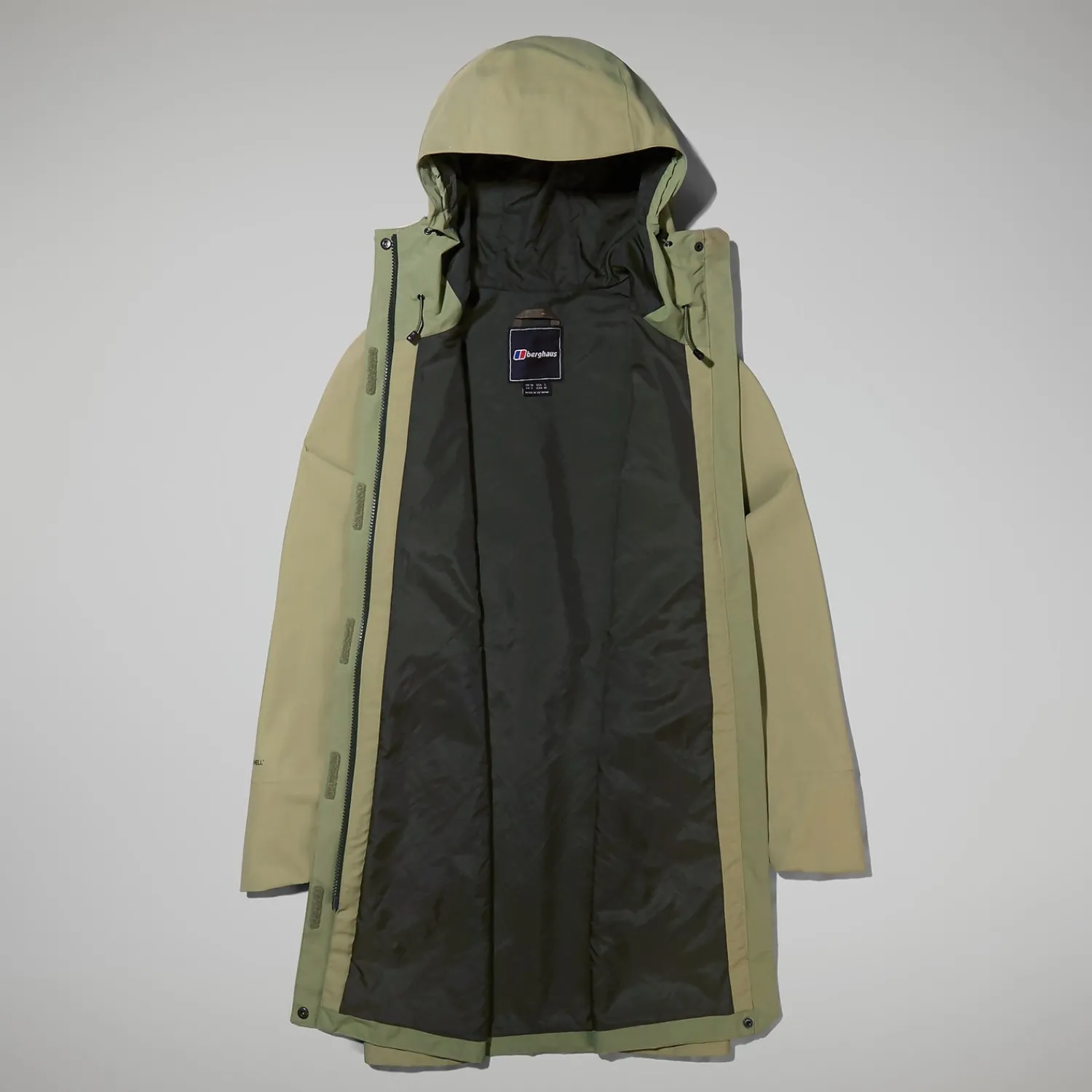 Berghaus Women's Omeara Long Jacket - Green Outlet