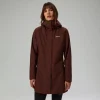 Berghaus Women's Omeara Long Waterproof Jacket - Brown Fashion
