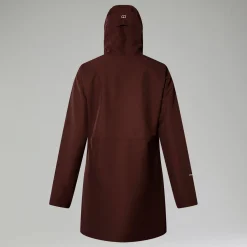 Berghaus Women's Omeara Long Waterproof Jacket - Brown Fashion