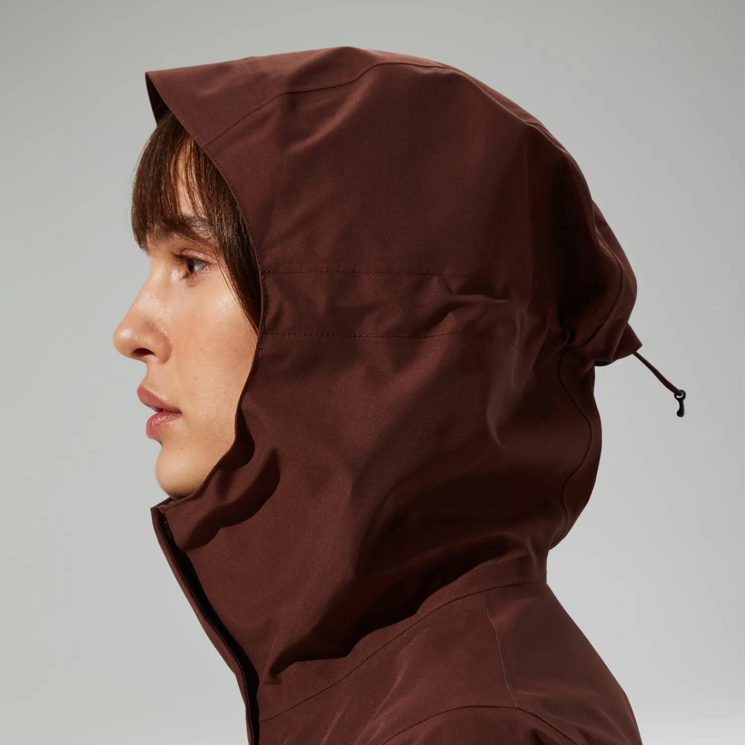 Berghaus Women's Omeara Long Waterproof Jacket - Brown Fashion