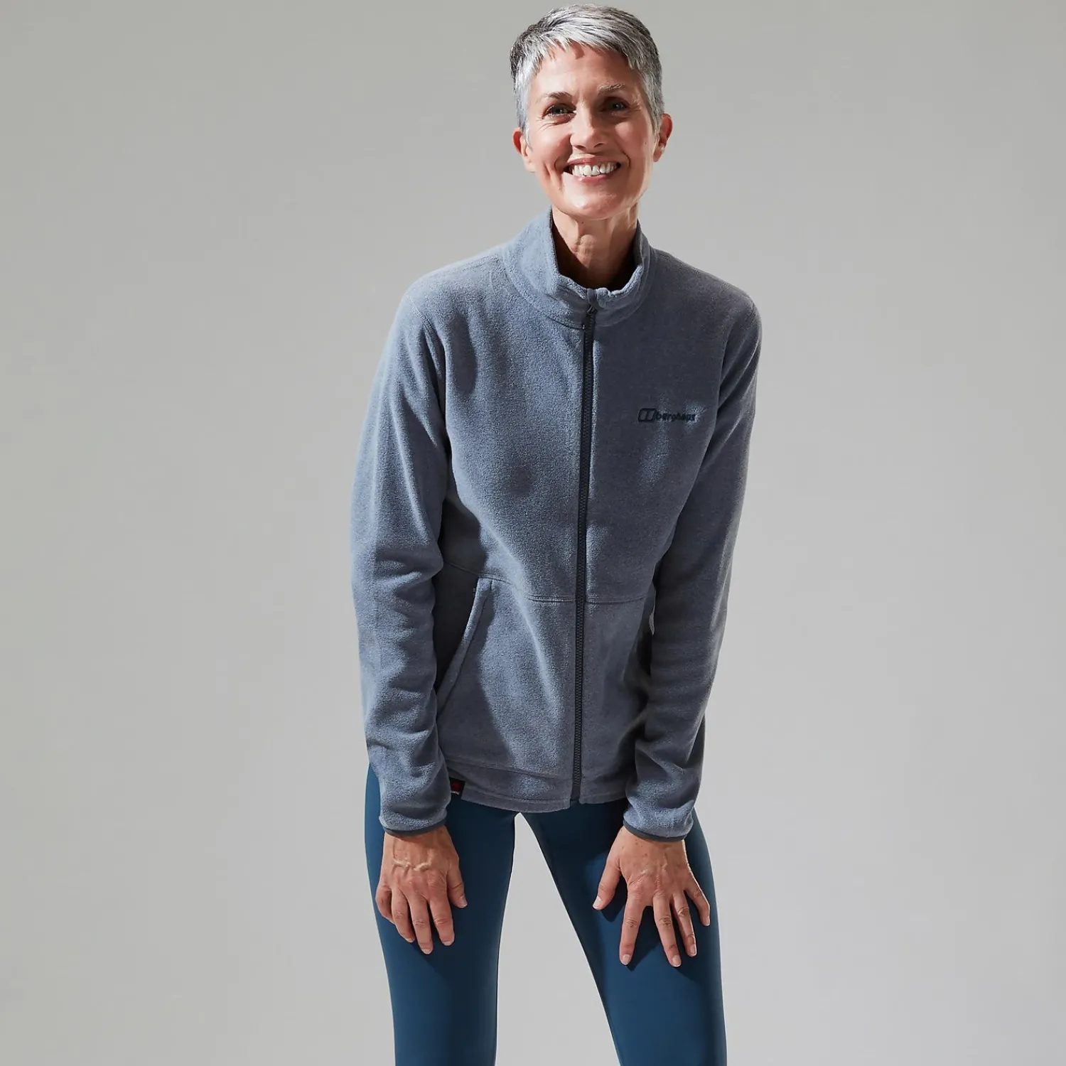 Berghaus Women's Prism 2.0 Micro Full Zip InterActive - Grey New