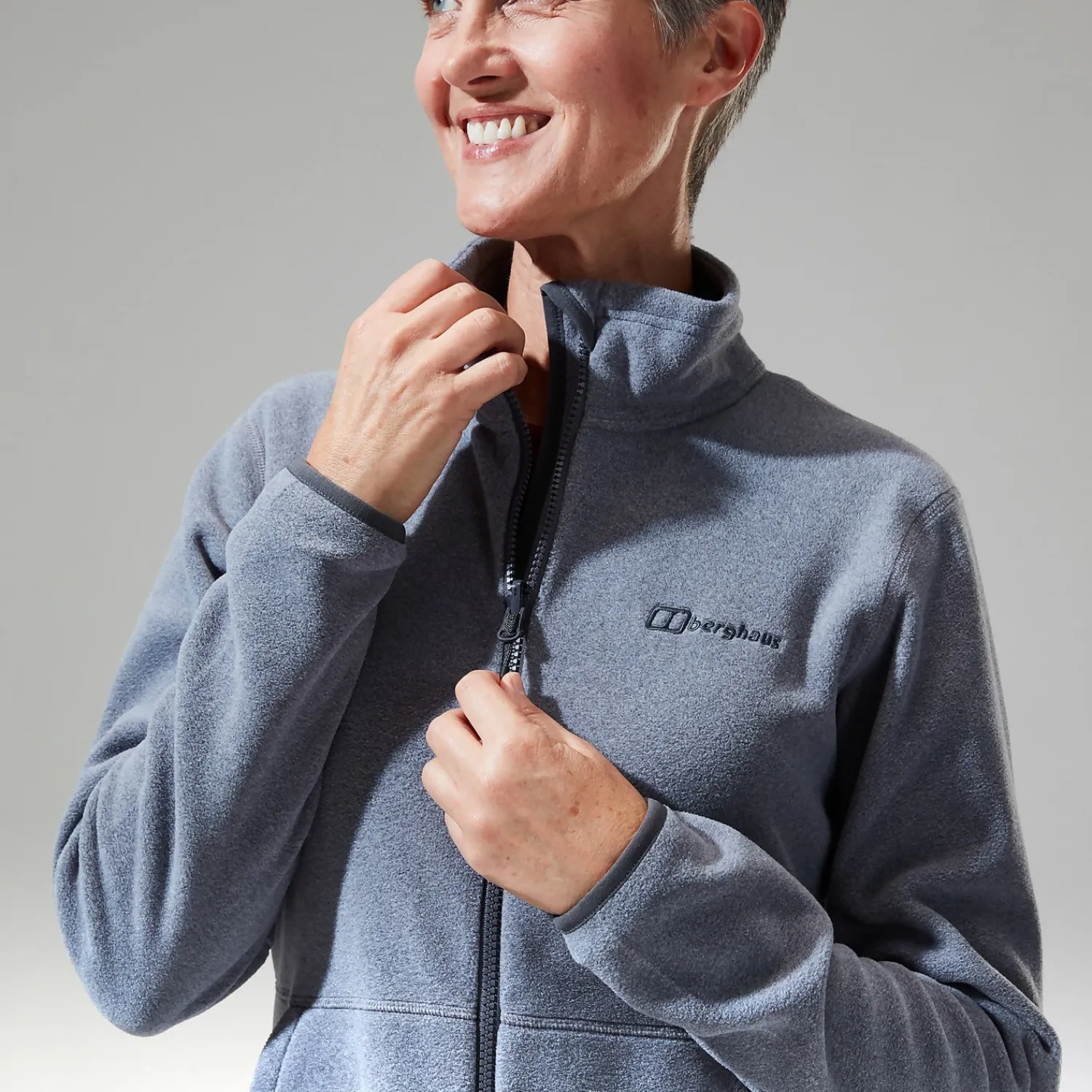 Berghaus Women's Prism 2.0 Micro Full Zip InterActive - Grey New